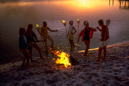 Lag Ba'Omer Beach Bonfire